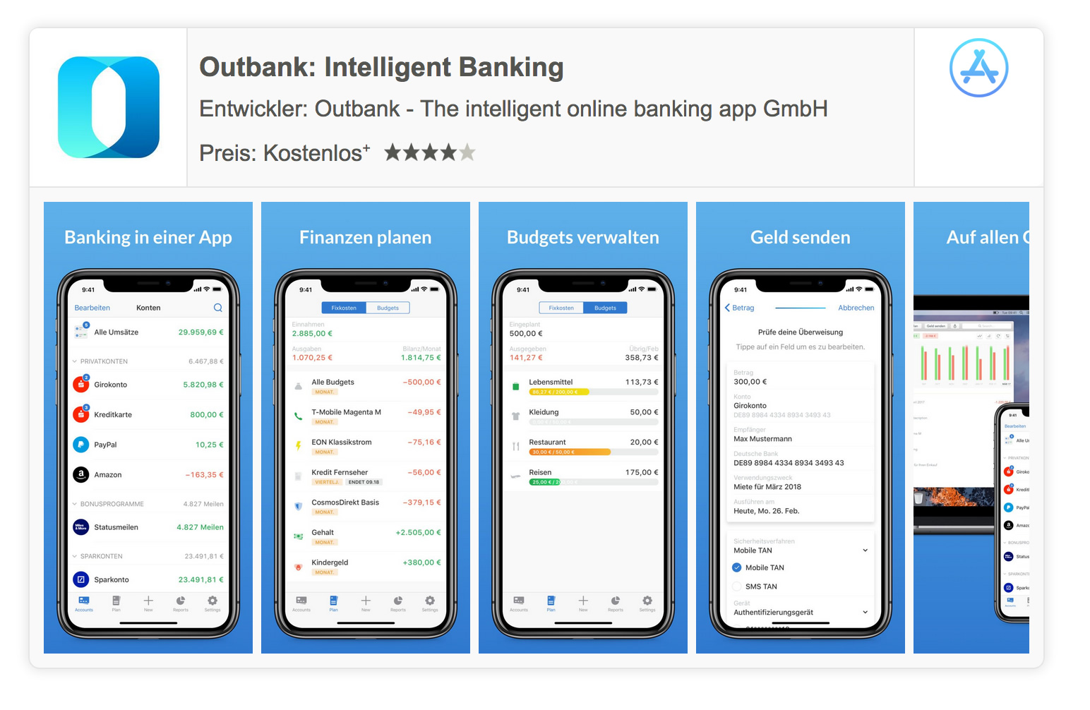 Outbank 2.0 für iOS bekommt ein umfassendes Redesign